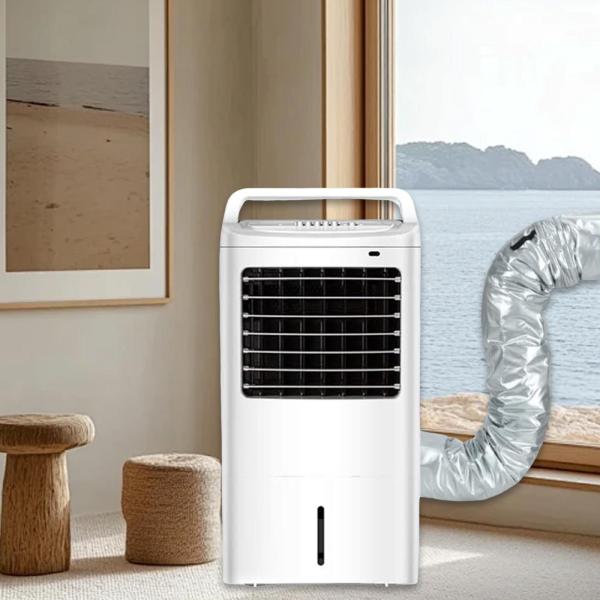 ポータブルエアコンホースカバー 排気ダクト通気口カバースリーブ ユニバーサルオックスフォード布 取り付け簡単 断熱