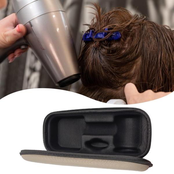 旅行用ヘアドライヤーケース 耐衝撃性ハードEVAホルダー収納バッグ ベージュ