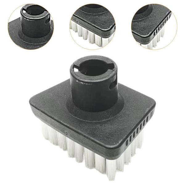 スチームクリーナー用ブラシ 交換用 床目地補修用 車用 PP ホワイト D