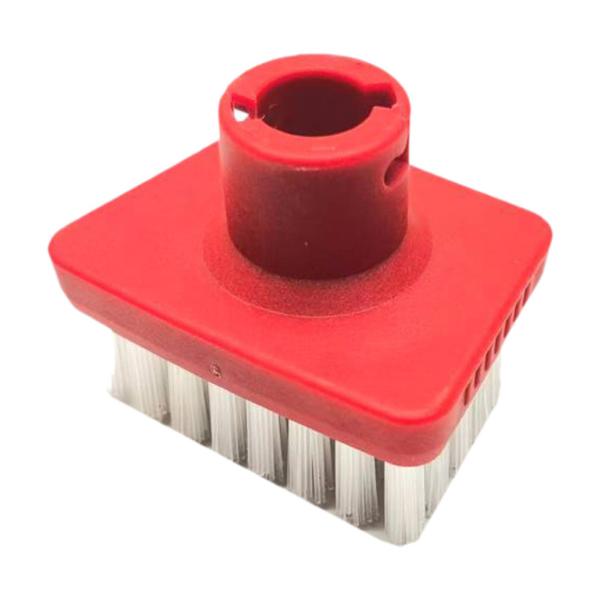 スチームクリーナー用ブラシ 交換用 床目地補修用 車用 PP ホワイト F