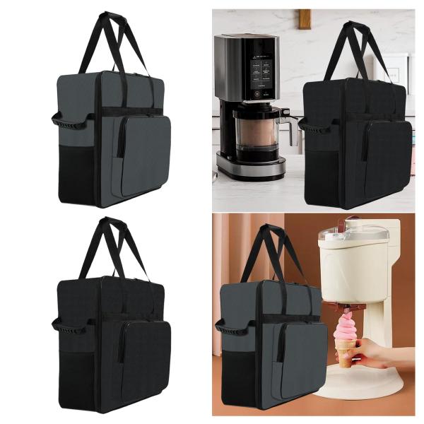 アイスクリームメーカー キャリングケース スラッシュマシン 旅行用ケース ホテル ビーチ用 グレー