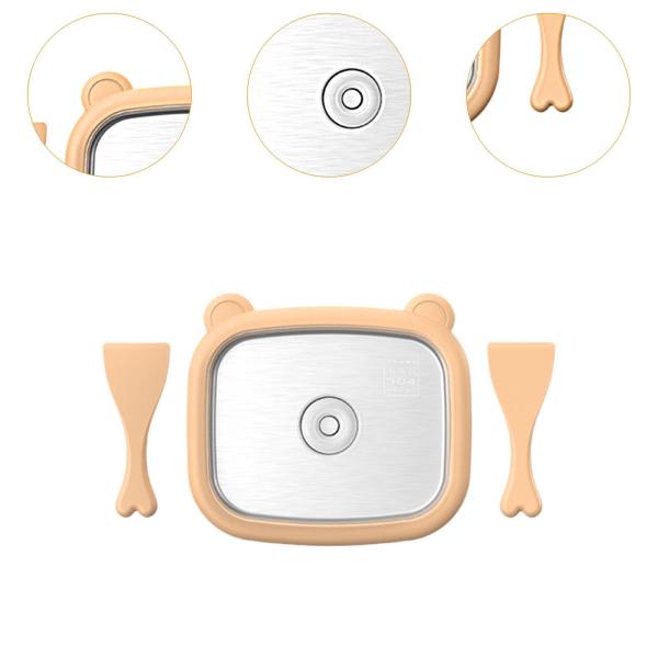 非電気式ミニヨーグルトアイスクリームメーカー 小型軽量 DIY フローズンスイーツ ダストカバー付き