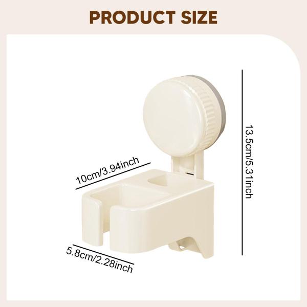 壁掛け式ヘアドライヤーホルダー 理髪店用ヘアツールオーガナイザー ホワイト