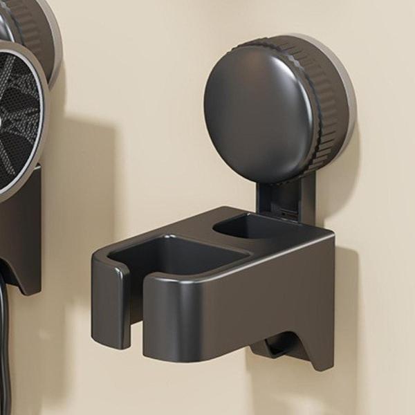 壁掛け式ヘアドライヤーホルダー 理髪店用ヘアツールオーガナイザー グレー