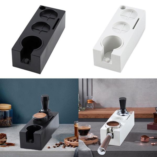 エスプレッソタンピングステーション 51/54/58mm 機器オーガナイザー コーヒータンパーホルダー ブラック