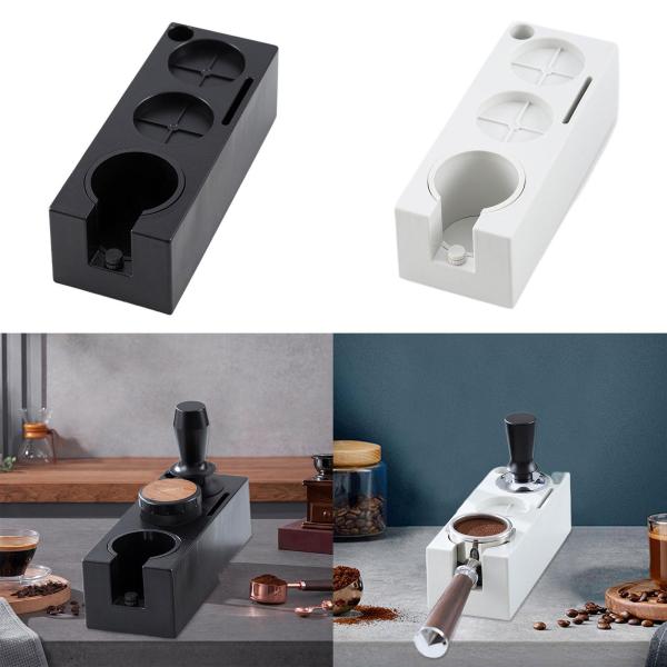 エスプレッソタンピングステーション 51/54/58mm 機器オーガナイザー コーヒータンパーホルダー ブラック