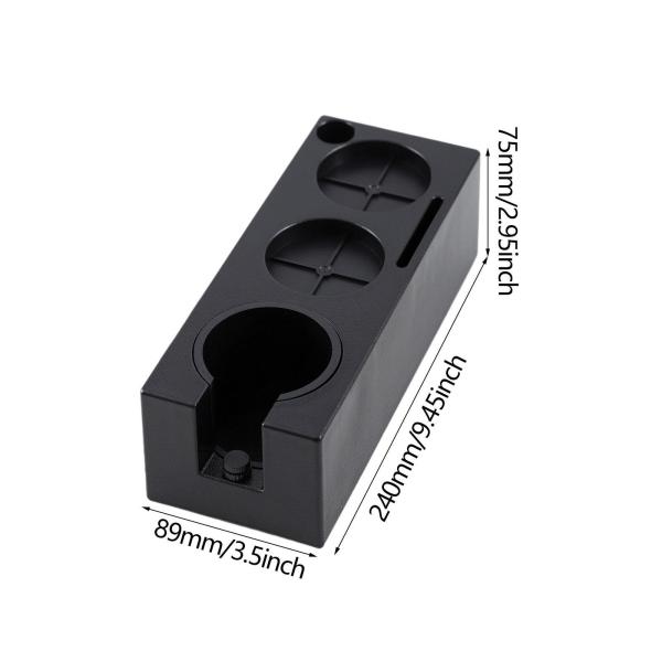 エスプレッソタンピングステーション 51/54/58mm 機器オーガナイザー コーヒータンパーホルダー ブラック