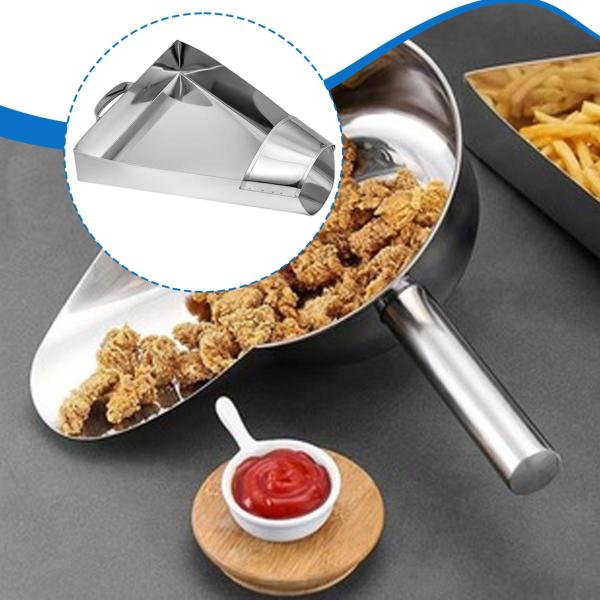 フレンチフライバガー ポップコーン お手入れ簡単 多目的 効率的なフードシャベル ステンレススチール ファーストフードレストラン向け