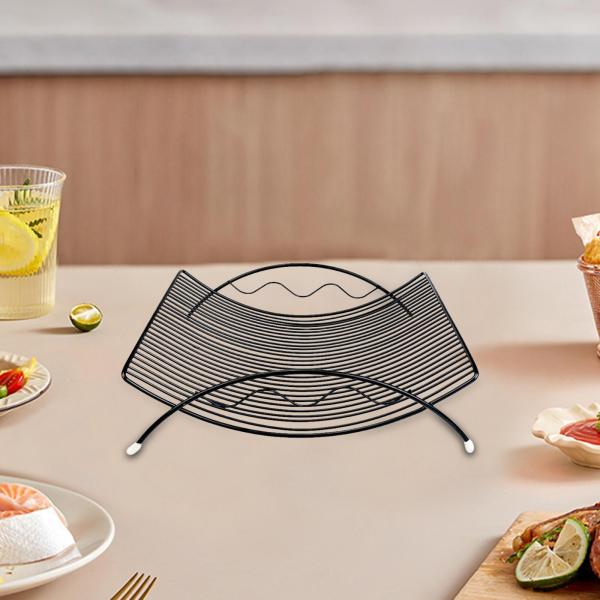 フルーツバスケット 実用的 フルーツスタンドホルダー レストラン キッチン リビングルーム ブラック