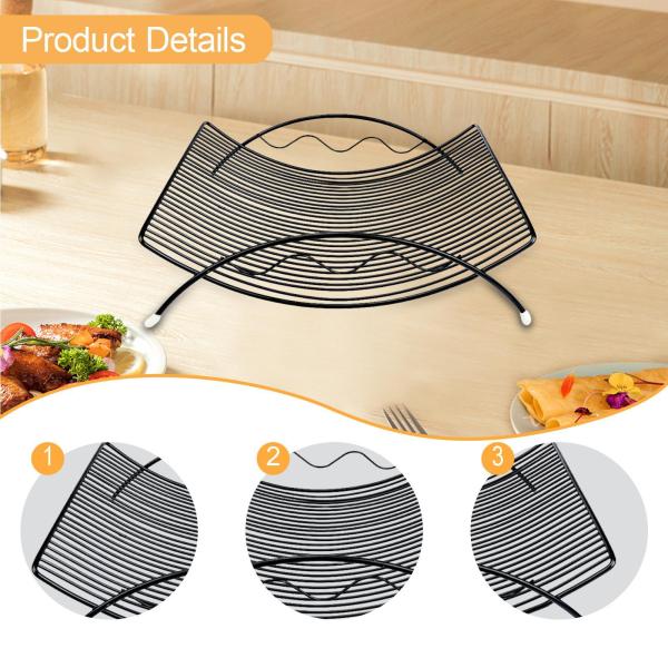 フルーツバスケット 実用的 フルーツスタンドホルダー レストラン キッチン リビングルーム ブラック