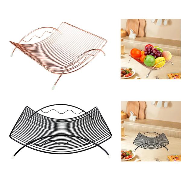 フルーツバスケット 実用的 フルーツスタンドホルダー レストラン キッチン リビングルーム ブラック