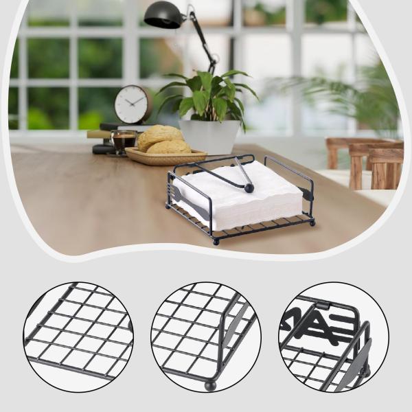 紙ナプキンホルダー ナプキンディスペンサー 簡単にアクセスできるティッシュディスペンサー 重みのあるアーム付き キッチン パーティー ホテル テーブル