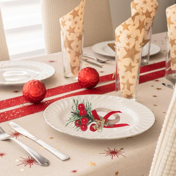 クリスマスナプキンリング 手作りの素朴な装飾 ホテルカフェ 感謝祭の手紙用