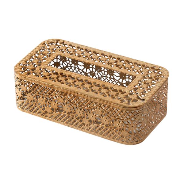 ティッシュボックスホルダー 金属製長方形ティッシュケース 浴室 ドレッサー 寝室 スタイル B