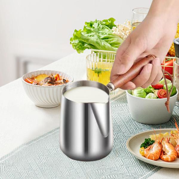 トルコ式ウォーマー コーヒーポット ティーケトル ミルク泡立て器 カップ 家庭用 バー カフェ用 900ml 9cmx13.5cm