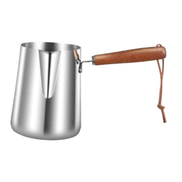 トルコ式ウォーマー コーヒーポット ティーケトル ミルク泡立て器 カップ 家庭用 バー カフェ用 900ml 9cmx13.5cm