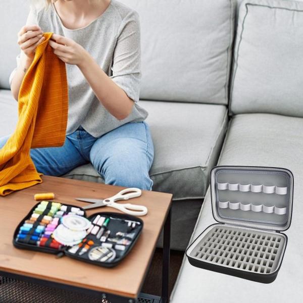 空のボビンスプールボックス、ミシン用裁縫クラフトケース収納ボックス