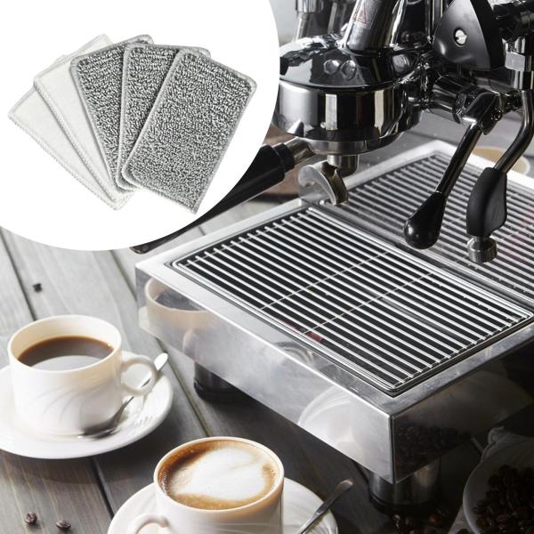 5 個入り スチームクリーナークロス、エスプレッソドリップトレイ交換パッド、スチームワンドクリーナーブラシ、マット、家庭用品、部品