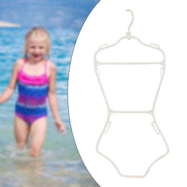 水着ハンガー ポータブル 滑り止め 水着 ディスプレイハンガー コート 衣類用 女性用 S ホワイト