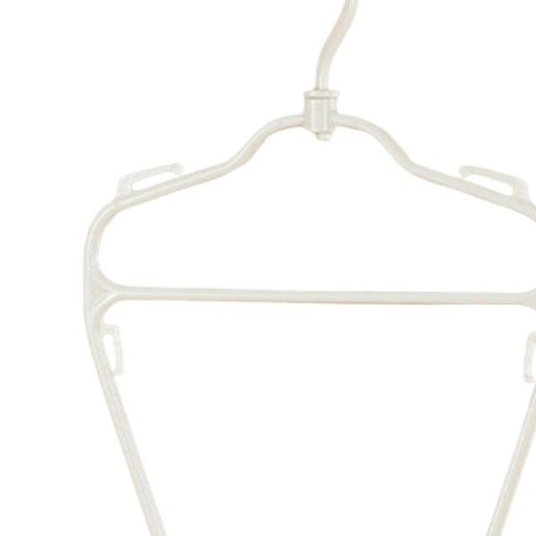 水着ハンガー ポータブル 滑り止め 水着 ディスプレイハンガー コート 衣類用 女性用 S ホワイト
