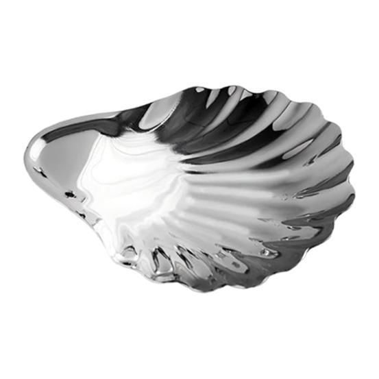 シェル型スナック皿ステンレススチールプレート多目的家庭用食器デザート皿プレートサービングトレイナッツホーム
