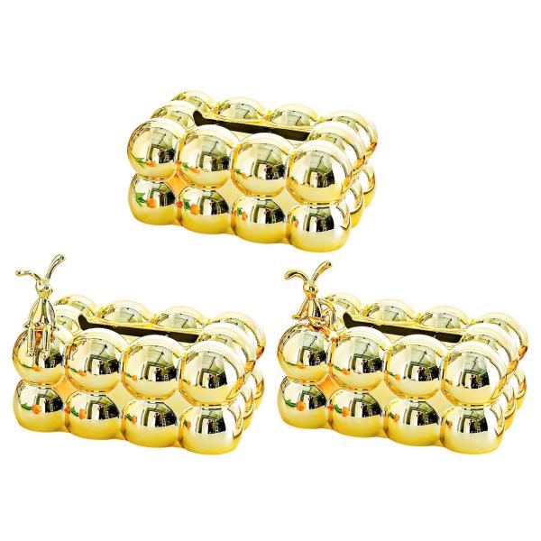 ティッシュボックスケース 滑り止め ゴールド ティッシュホルダー 車 トイレ バスルーム ティッシュボックス用