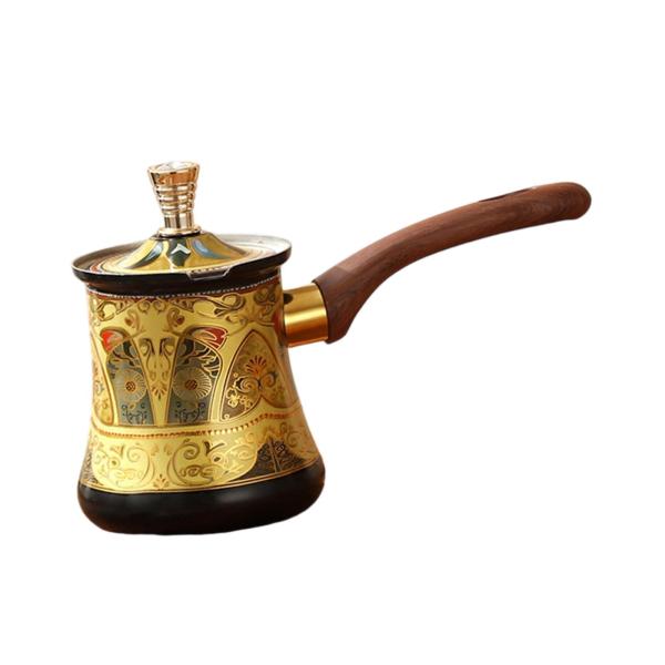 トルココーヒーポット（蓋付き）ミルク用ソースパン（レストラン・キャンプ・キッチン用）720ml