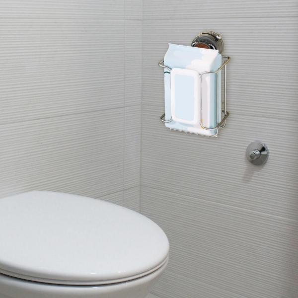 壁掛け式ワイプディスペンサー ティッシュボックスカバー ホテル リビングルーム 洗面所用 ブラウン 吸盤