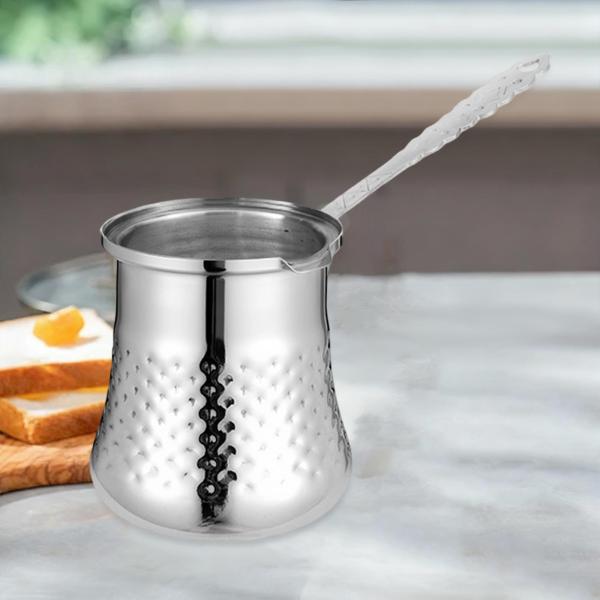 コーヒーポット 多機能 プロフェッショナル ハンドル付き シルバー バターウォーマー ジャグ S