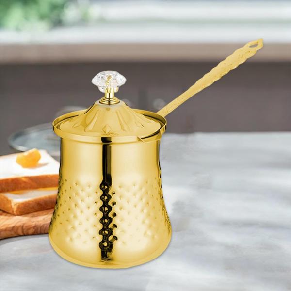 コーヒーポット レストラン オーバーフロー防止注ぎ口付き 蓋付き キャンプ用 ステンレススチール S