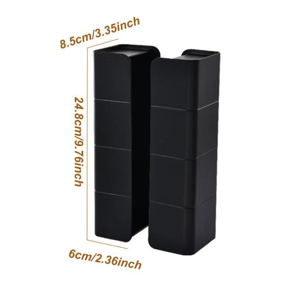 ティッシュボックスホルダーオーガナイザードライヤーシートホルダーキッチンランドリールームホームブラック