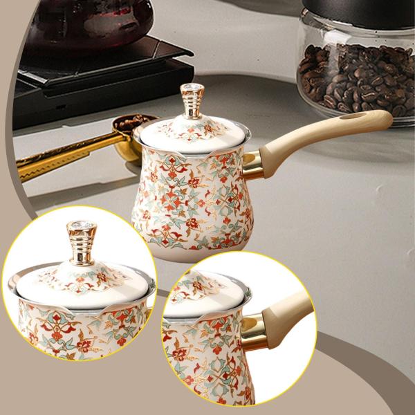 トルココーヒーポット ギリシャ風 アラビア風 バターウォーマー キッチン レストラン キャンプ用 900ml