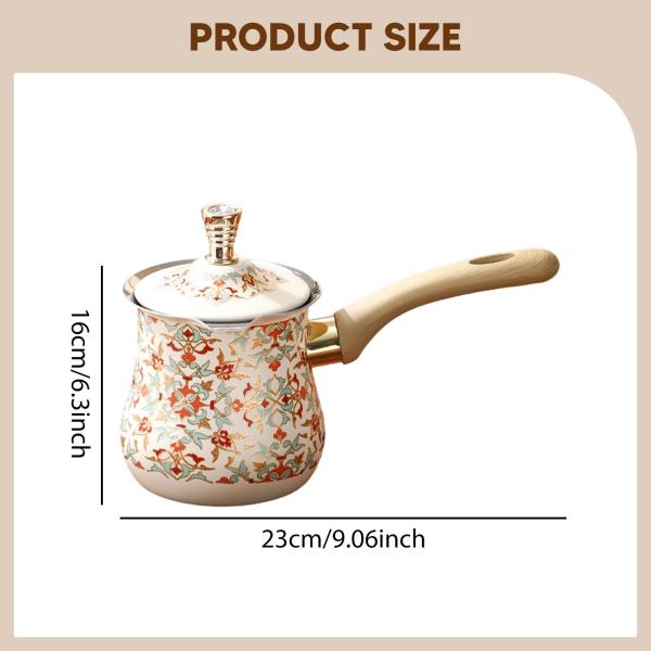 トルココーヒーポット ギリシャ風 アラビア風 バターウォーマー キッチン レストラン キャンプ用 900ml