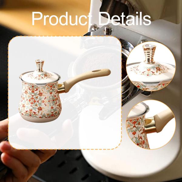 トルココーヒーポット ギリシャ風 アラビア風 バターウォーマー キッチン レストラン キャンプ用 900ml