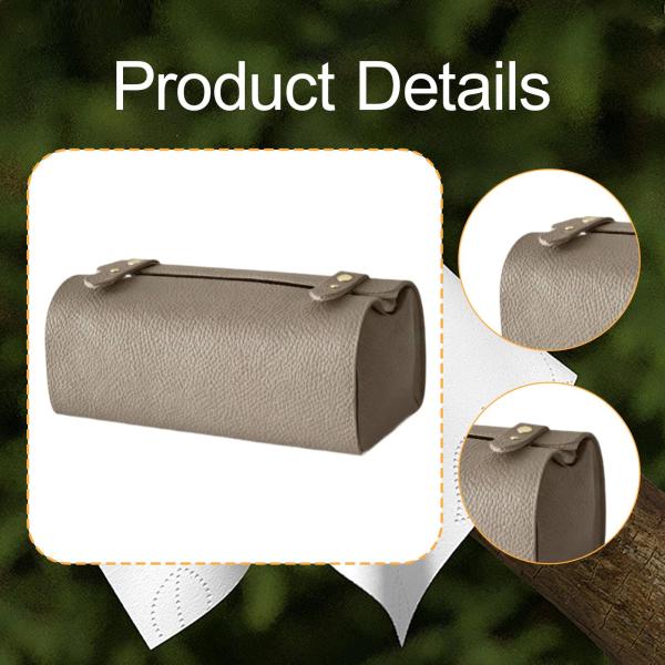 ティッシュボックスカバー モダン PUレザー ティッシュホルダー 寝室 家庭用 レストラン用 グレー