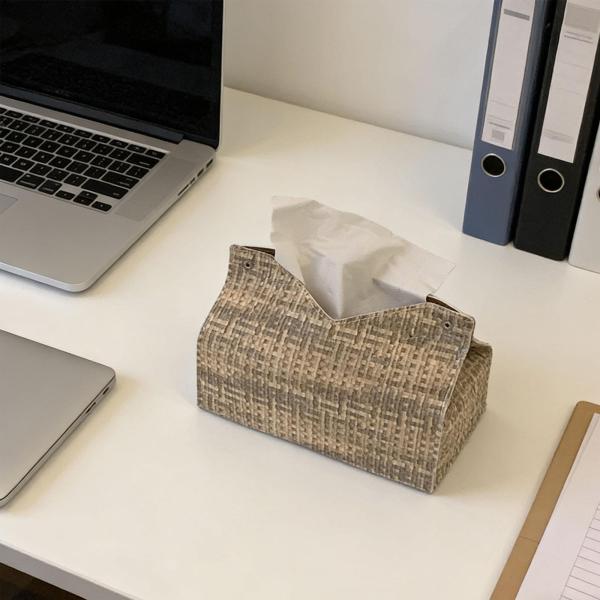 ティッシュボックスカバー 装飾 モダン ナプキンディスペンサー 寝室 ホームドレッサー用 グリーン