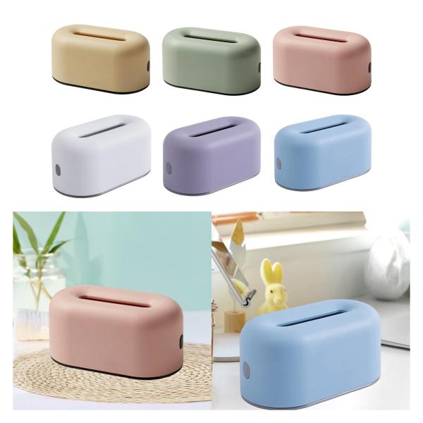 ティッシュボックスホルダー ナプキン フェイシャルティッシュホルダー レストラン オフィス デスクトップ用 クリーミーイエロー