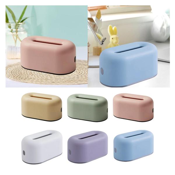 ティッシュボックスホルダー ナプキン フェイシャルティッシュホルダー レストラン オフィス デスクトップ用 クリーミーイエロー