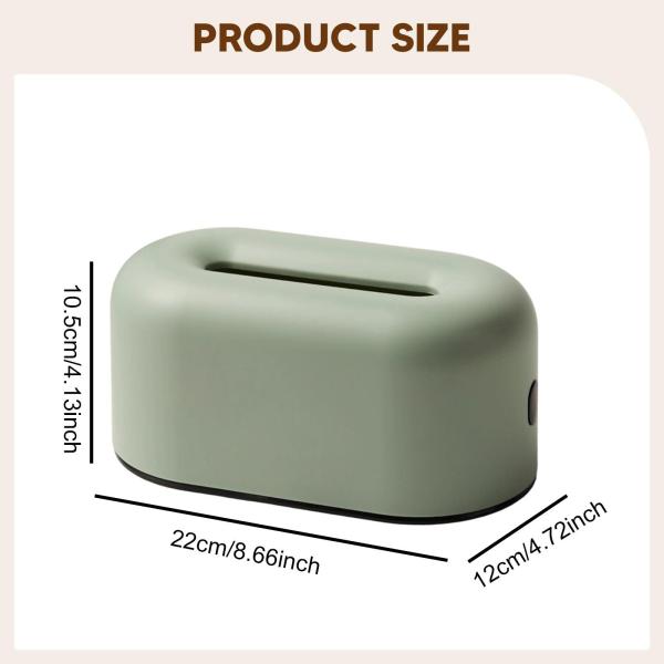 ティッシュボックスホルダー ナプキン フェイシャルティッシュホルダー レストラン オフィス デスクトップ用 グリーン