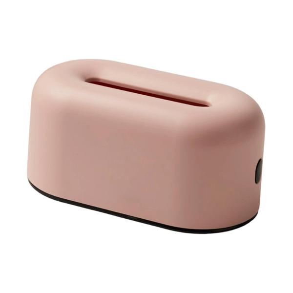 ティッシュボックスホルダー ナプキン ティッシュホルダー レストラン オフィス デスクトップ用 ピンク