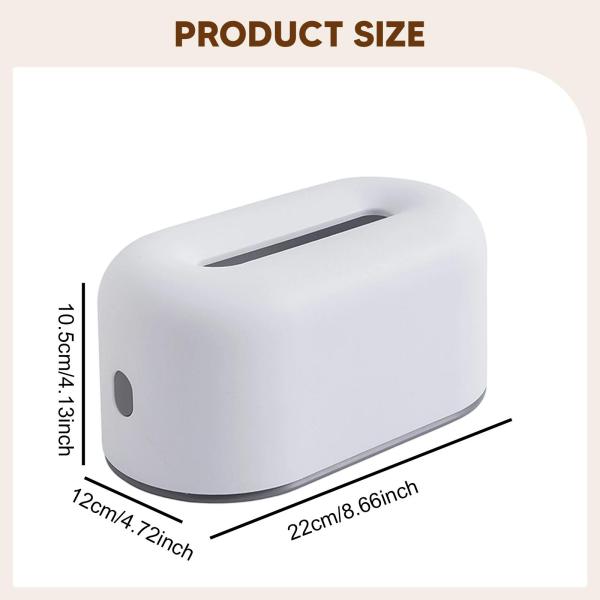 ティッシュボックスホルダー ナプキン ティッシュホルダー レストラン オフィス デスクトップ用 ホワイト