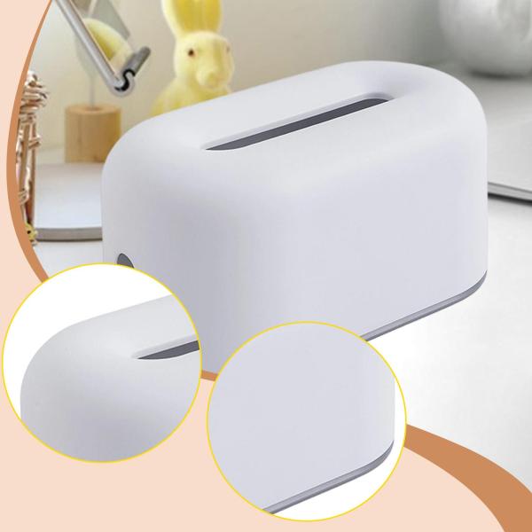 ティッシュボックスホルダー ナプキン ティッシュホルダー レストラン オフィス デスクトップ用 ホワイト