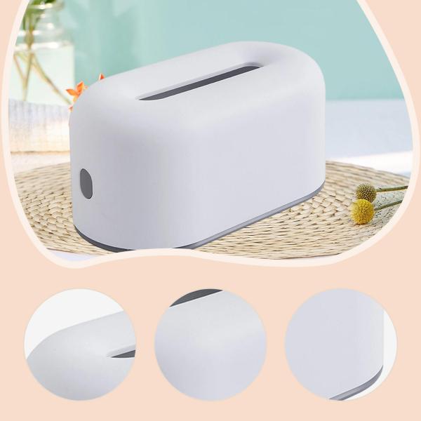 ティッシュボックスホルダー ナプキン ティッシュホルダー レストラン オフィス デスクトップ用 ホワイト