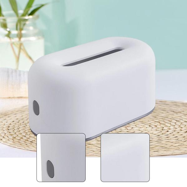 ティッシュボックスホルダー ナプキン ティッシュホルダー レストラン オフィス デスクトップ用 ホワイト