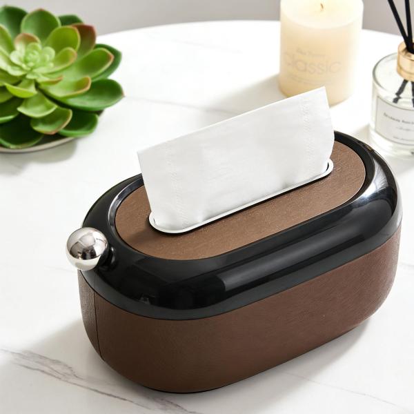 ティッシュボックスカバーディスペンサー ラウンドエレガント ナプキンホルダー ティッシュペーパーホルダー カウンタートップ オフィスデスク 寝室 化粧
