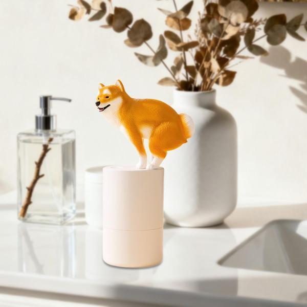 柴犬 自動ソープディスペンサー 液体洗剤 防水 細かい泡 自動で出 300ml 液体ソープポンプ タッチレス 省スペース ハンドウォッシュマシン 爆買