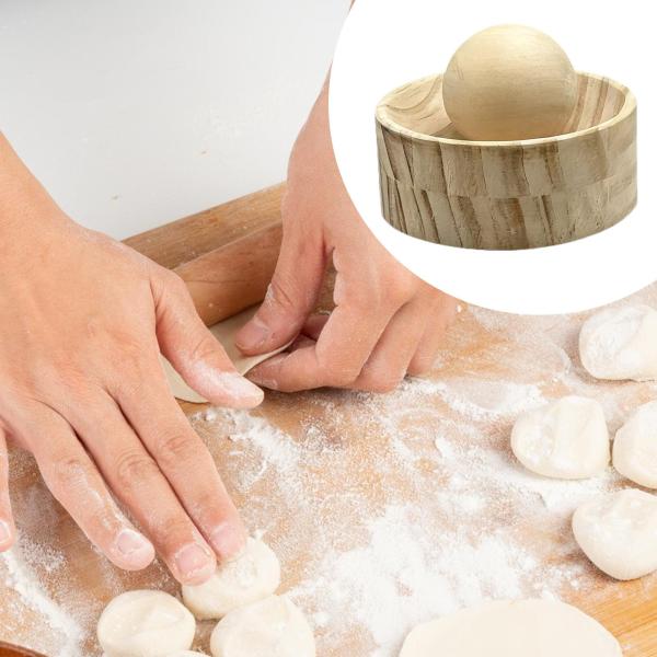 食品愛好家のための木製餃子プレスツールペストリープレッサー、餃子の皮プレスハンド、キャンプイベント家庭用パイメーカー