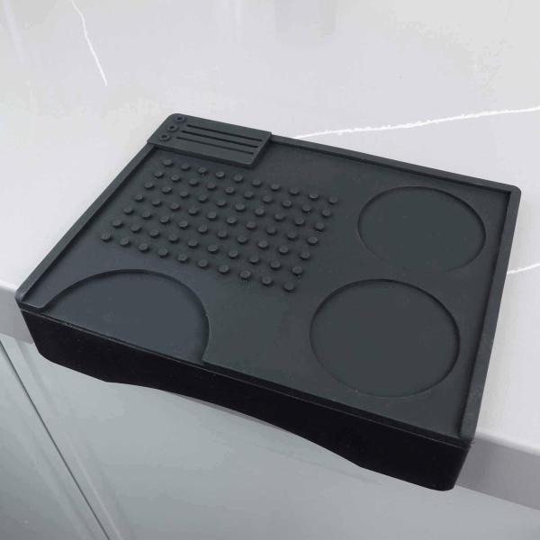 コーヒータンパーマット エスプレッソタンピングマット ソフトノンスリップホルダーパッド タンピングパッド マシン用品 ミルクティーショップ オフィス