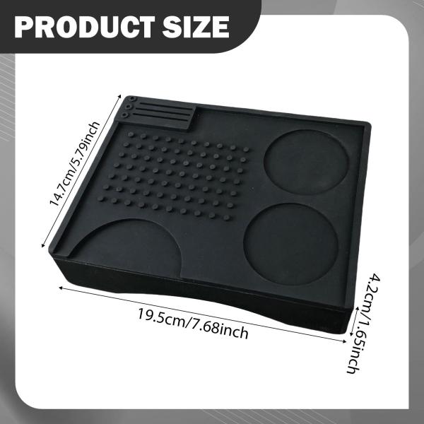 コーヒータンパーマット エスプレッソタンピングマット ソフトノンスリップホルダーパッド タンピングパッド マシン用品 ミルクティーショップ オフィス