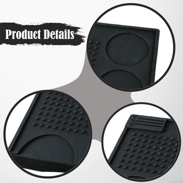 コーヒータンパーマット エスプレッソタンピングマット ソフトノンスリップホルダーパッド タンピングパッド マシン用品 ミルクティーショップ オフィス